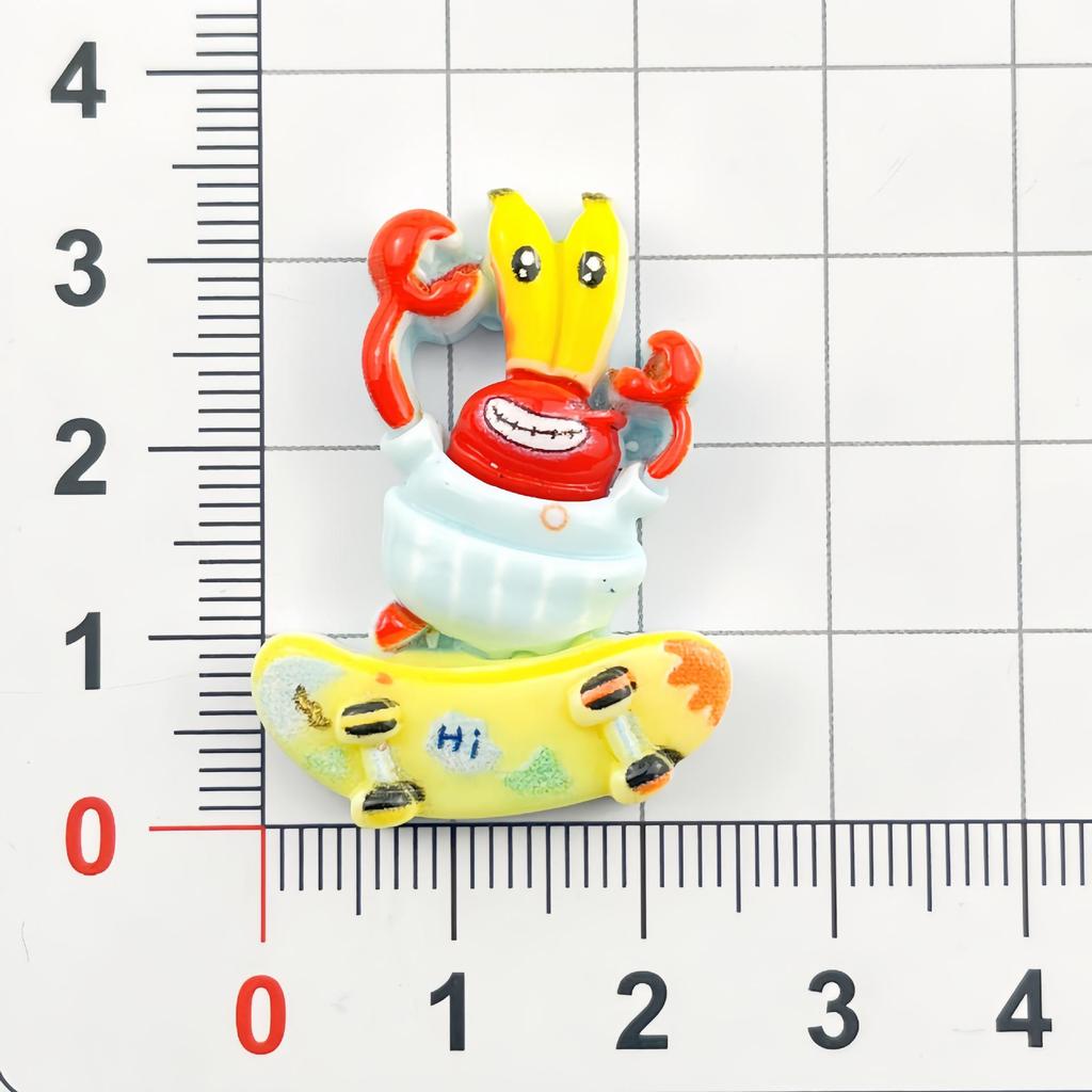Смоляные спортивные аксессуары Губки Боба: Набор кремового клея для DIY-поделок: заколки, брелоки, бутылки для воды, обувь и украшения.