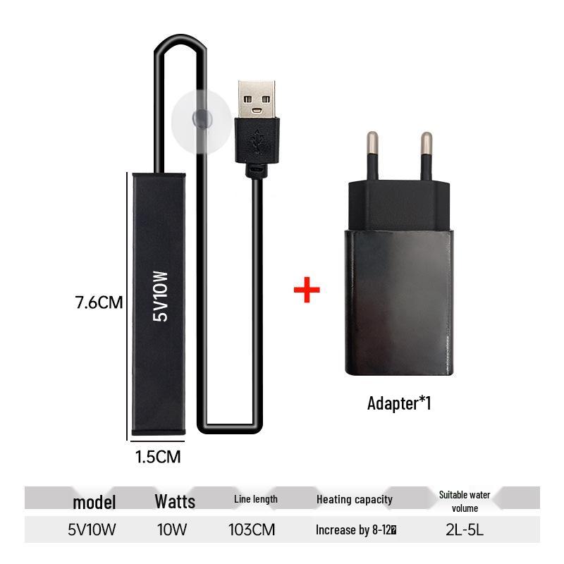 Мини нагреватель для маленьких аквариумов: Автоматический контроллер температуры с питанием от USB для черепах и тропических рыб