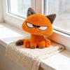 Крутая Плюшевая Игрушка-Кот Мягкая Набивная Животное для Детей Милая Кукла-Котенок Хлопок PP Подарок на День Рождения для Мальчиков Девочек Забавная Настольная Декорация