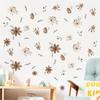 Boho Flowers Wall Stickers Watercolor Wall  Art INS Murals  Nursery Kindergarden