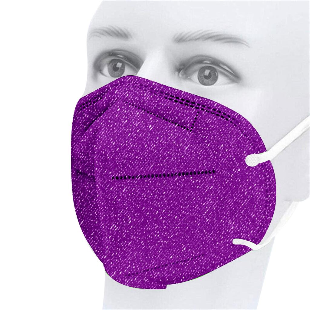 100 шт 5-слойная детская маска высокой плотности с фильтром от ветра и тумана