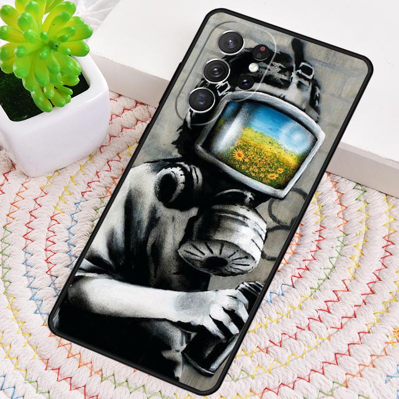 Чехол для телефона Banksy Graffiti Art для Samsung Galaxy note 10 pro S26 Ultra S23 S24 FE S25 S21 S22 PLUS ударопрочный