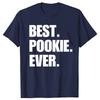 Funny Best Pookie Ever Graphic T-shirts Men Women's Fashion Casual Tshirt 100% Cotton Loose Oversized Valentine's Day T Shirt