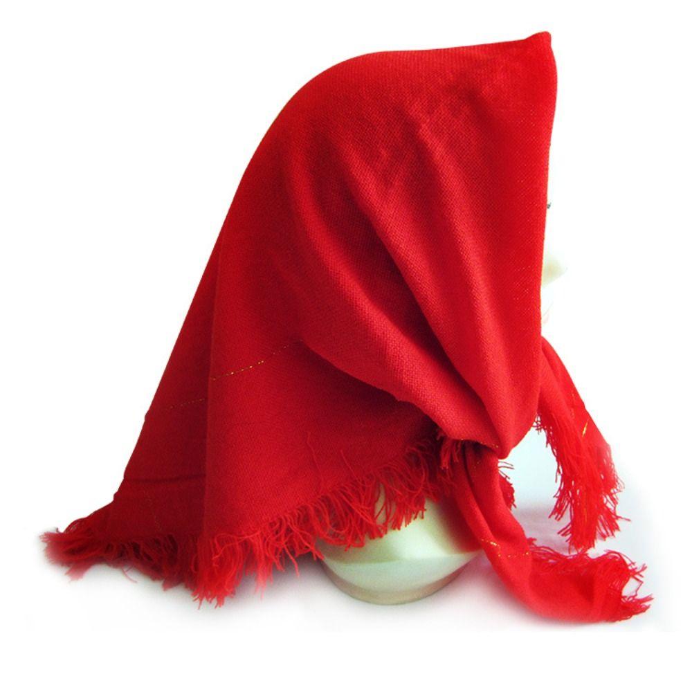 Breathable Square Scarf Tassel Shawl Scarf Cloak Outdoor Headcloth Daily