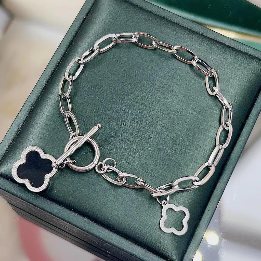 Корейский браслет женской моды из титановой стали Дун Дэмун - Нержавеющий, Высококлассный, Дизайн через границу.