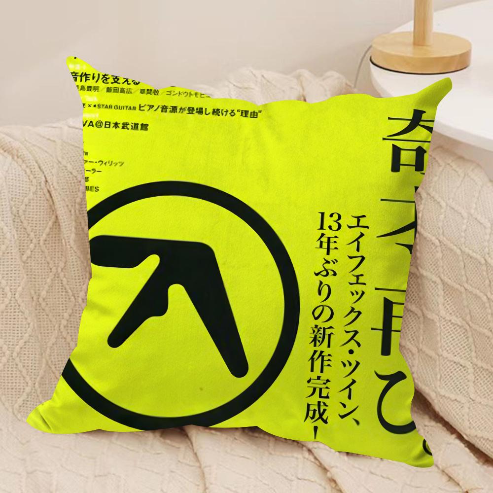 Aphex Twin Richard D James Наволочка Мягкая Плюшевая Ткань Двусторонняя Печать Наволочка на Подушку для Дивана для Всех Сезонов Домашний Декор