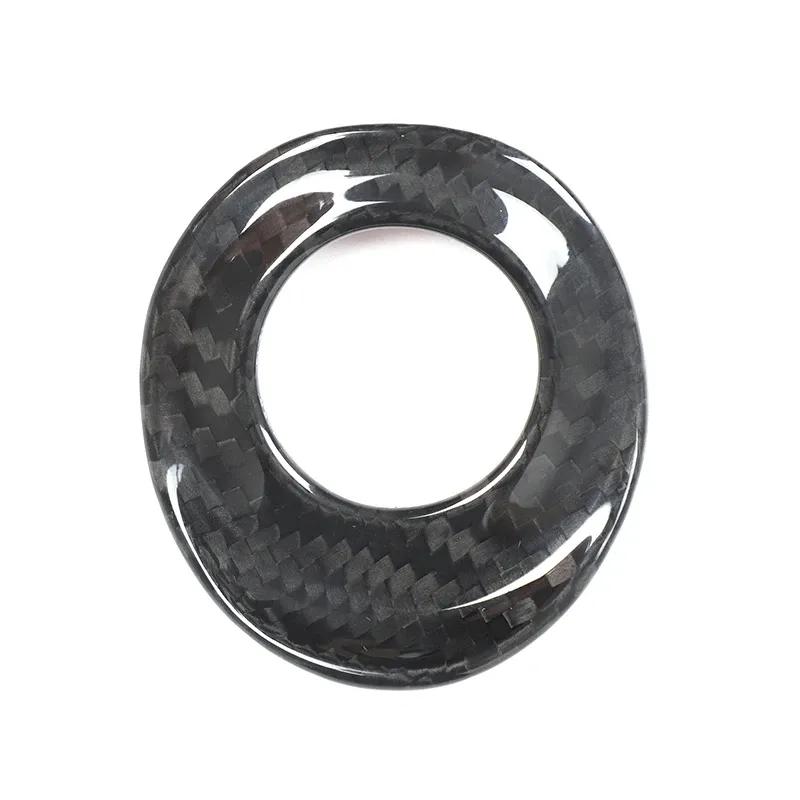 For Nissan 370Z 2009- ABS Carbon Fiber Car Center Control Left Limited-slip Button Frame Cover Trim Interior Car Accessories