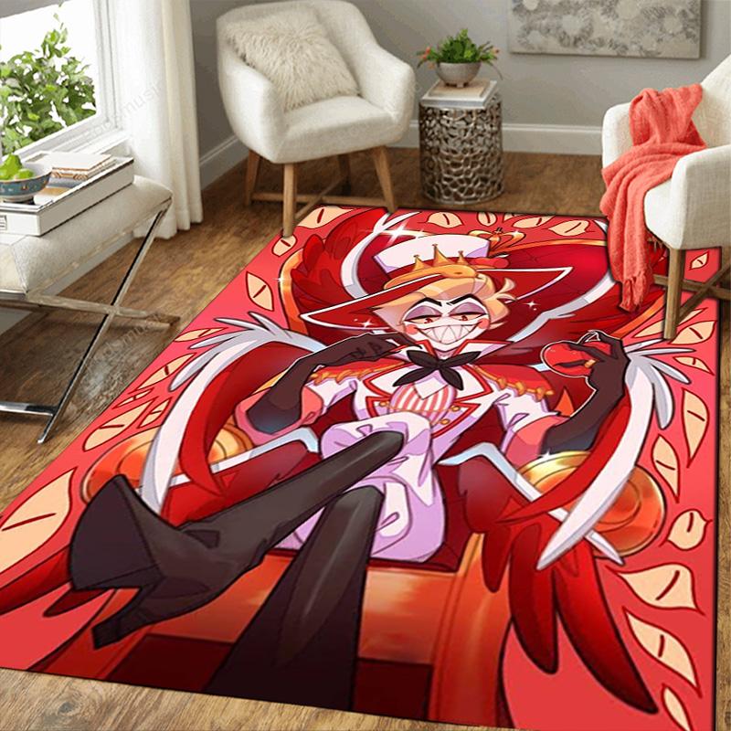 Коврик для пола Hazbin Hotel для гостиной или спальни Мягкий и удобный ковер Подарок на день рождения и праздник.MFF0918186