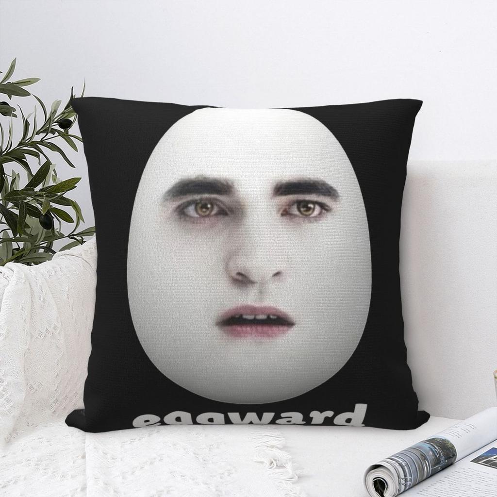 Decorative Pillowcase Twilight Eggward Funny Meme Merch Home Edward Cullen Pillow Case Cover Square Multi-Size