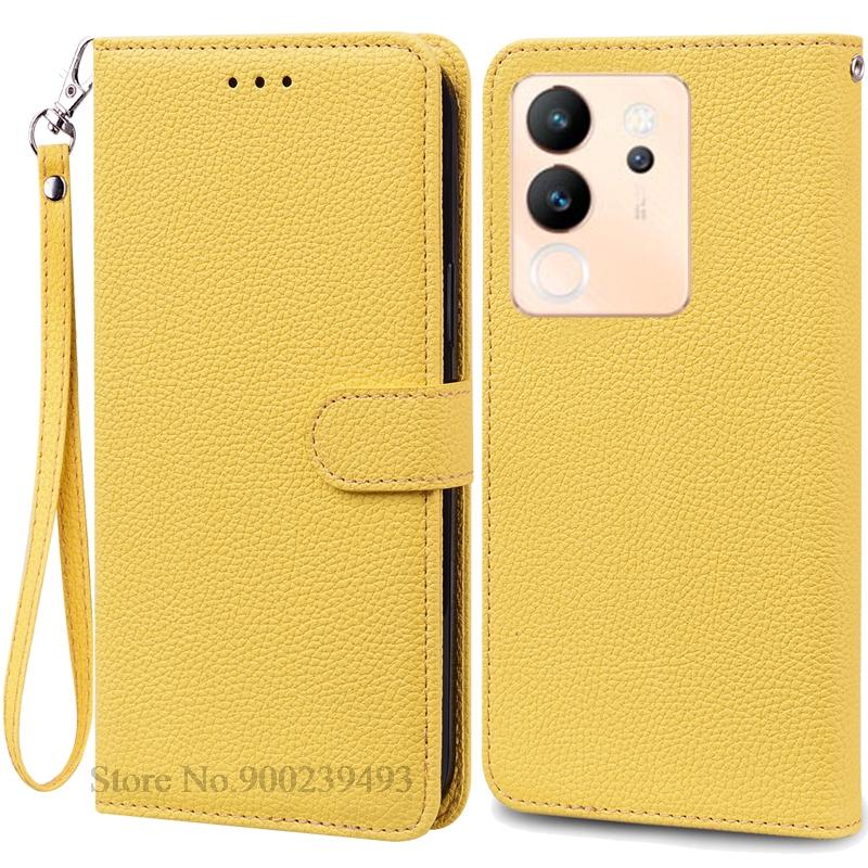 Для Vivo V30 Lite 5G чехол кожаный кошелек раскладной телефон чехол для Vivo V30 Lite чехол-книжка для Vivo V30Lite чехол Fundas Shell