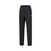 Group Purchase Series Straight Leg Logo Lace-Up Casual Knitted Sports Pants Women Bottoms Black AKYU456-1
