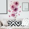 Simple Painted Flowers Butterfly Bedroom Living Room Home Background Landscaping Decoration Wall Stickers