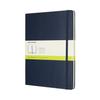 Moleskine Notebook Classic Notebook Hardcover Plain XL Size Wide X 25cm Sapphire Blue QP092B20 (19cm Long)