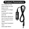 USB Adjustable Boost Converter DC 5-10V to DC 5-20V Step-up Converter Fast Charging Cable for Router Laptop Desk Lamp