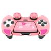 PlayVital Silicone Cover for PS5 Edge Cute Devil Protective Case for Includes Touchpad Sticker Stick Pink Controller, Design, Edge, & Cover,