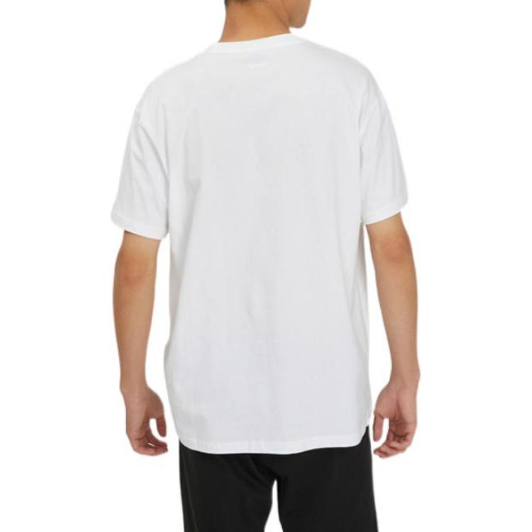 PUMA T Shirts Men's White Crew Neck Straight Fit 536411-01