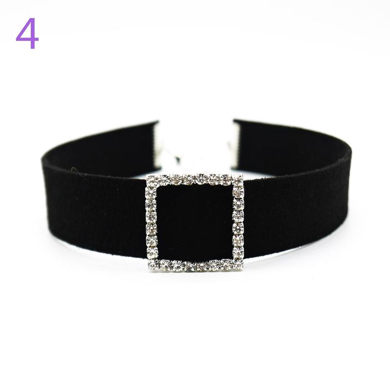 1 PCS European and American Necklace Choker Peach Heart Collar Jewelry