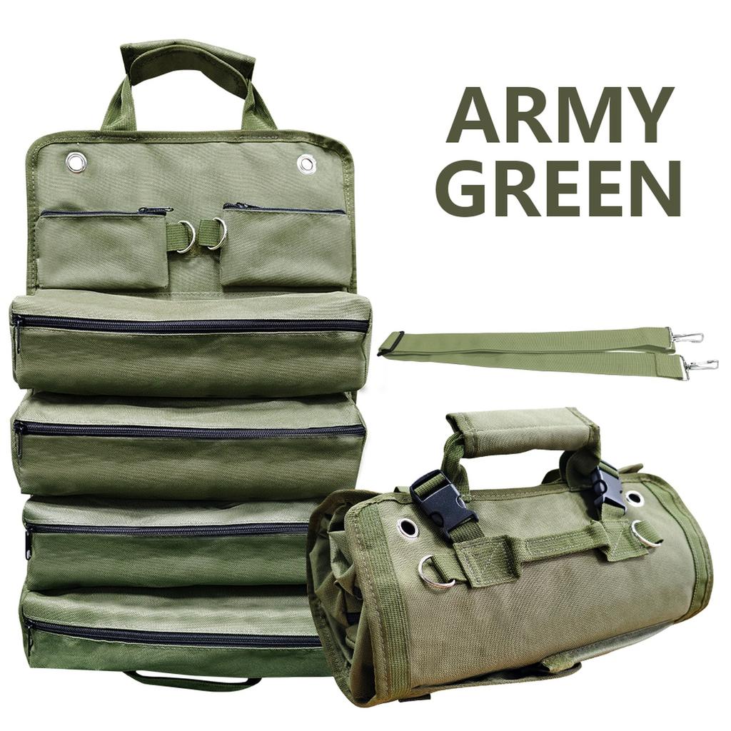 Multi-Purpose Tool Bag High Quality Multi Pocket Hardware Tools Pouch Roll UP Portable Small Tools Organizer Bag