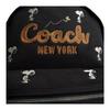 Coach X Peanuts Snoopy Collaboration Cargo 33 Brand Logo Pattern Print Canvas And Satin Large Backpack Women Backpack Black Mixed-Colors CBF69-LHBLC