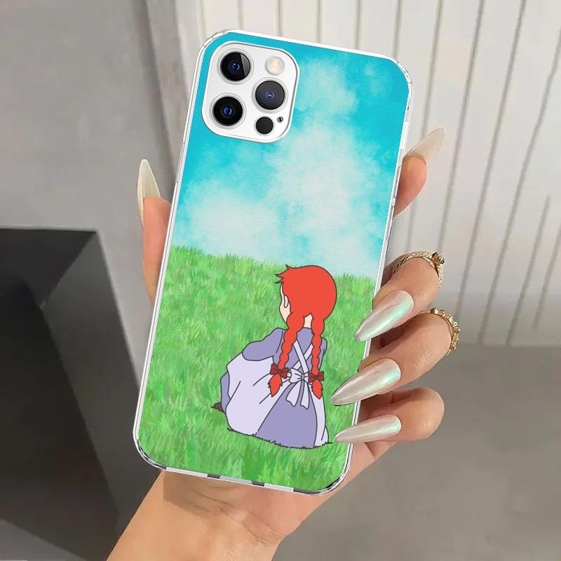 Чехол для телефона A-Anne Of Green Gables Shirley для Iphone 17 Air 16 15 Plus 14 13 Mini 12 11 Pro Max 16E 7 8 SE 2020 Мягкий Funda Принт