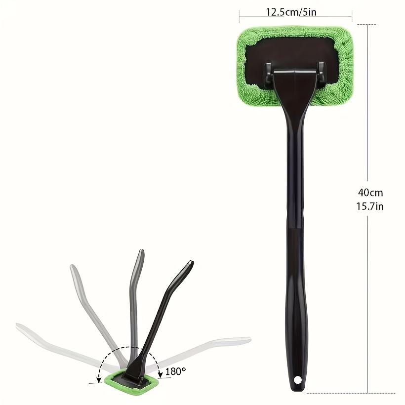 6Pcs, Windshield Cleaning Tools, Car Window Cleaner, Includes 5 Reusable Car Interior Cleaning Pads, Dirty Car Cleaning Brush