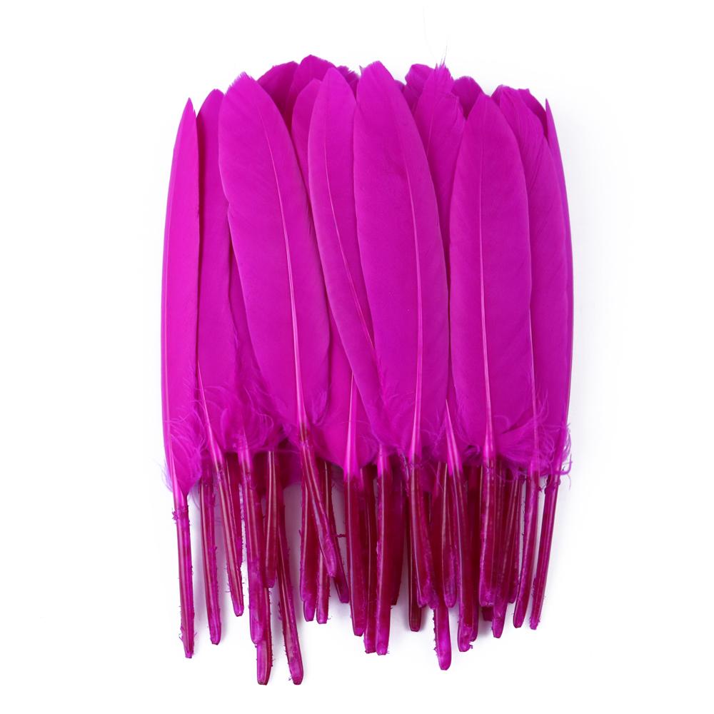 Colored Natural Goose Feather 4-6inch Bulk Feathers for Craft Jewelry Headress Wedding Party Carnival Plume Decoration