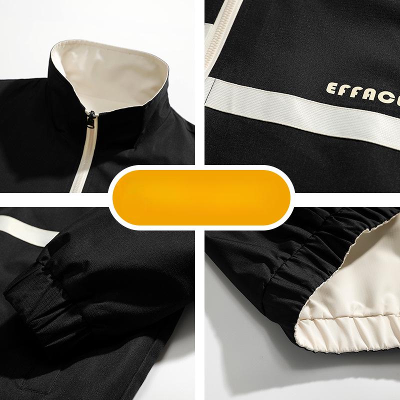 Весна и осень куртка унисекс с воротником-стойкой, модная корейская студенческая куртка, рабочая одежда, повседневная ветровка, топ