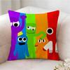 Rrainbow Anime Friends Pillow Case Pillowcase Doublesided Printed Sofa Cushion Bedroom Headboard Pillow