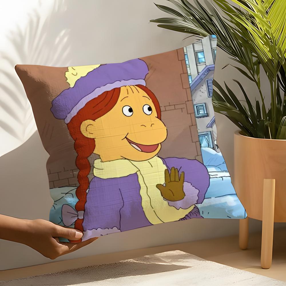 Arthur Pillow Case Linen Cushion Covers For Decorative Sofa Home Pillows Case Car Chair Pillows Cases