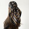 European and American Style Fashionable Light Luxury Simple Silk Scarf New Square Scarf Twill Headscarf Temperament Versatile Shawl for Women