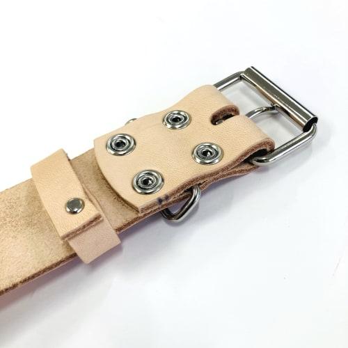 Takumisaku Work Leather Strap for Electricians (Made In Japan) 1070mm X 36mm Wide Electrician's Strap Leather Band Genuine Leather