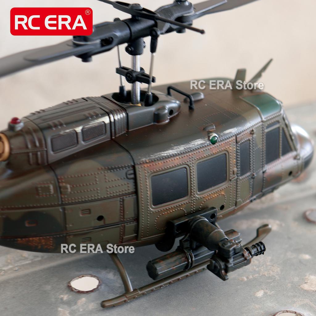 RC ERA Камуфляж Потертый C032 UH1 Huey RC Вертолет 2.4G Гироскоп Оптический Поток TOF Стабилизированный Пульт Дистанционного Управления Игрушки Для Взрослых