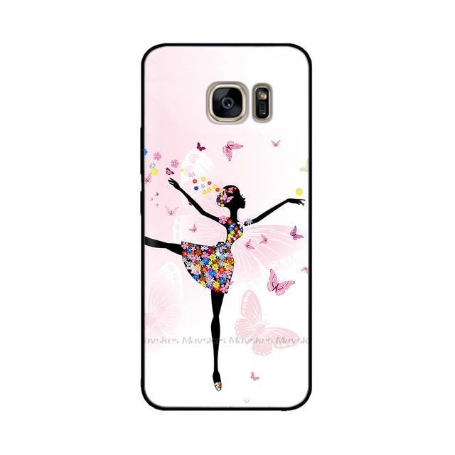 Силиконовый чехол для Samsung Galaxy S7 Edge, чехол S7, чехол для телефона Samsung Galaxy S6 Edge S 6, полная защита, мягкая задняя крышка