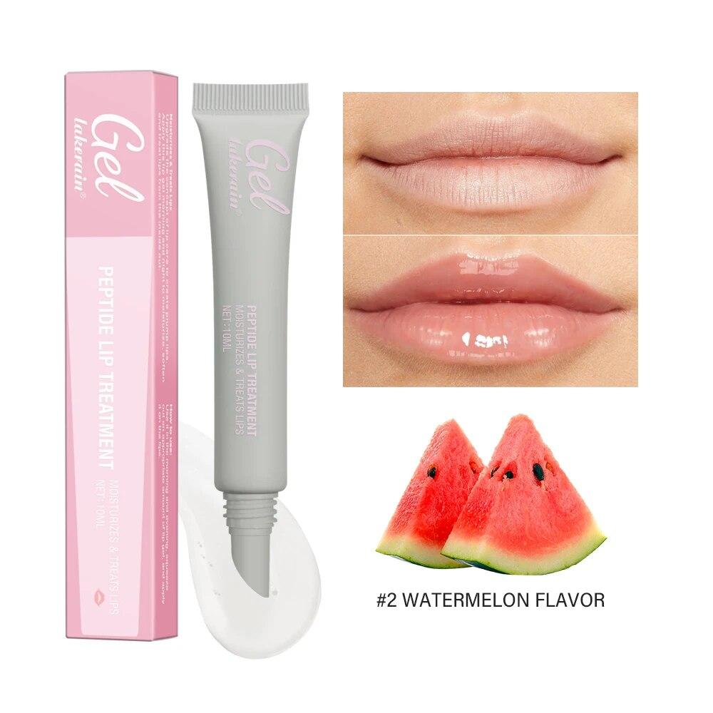 Moisturizing Peptide Lip Treatment Lip Mask Gel Remove Dead Skin Lipstick Base Lip Cream Lip Care 10ml