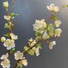 2 Fork Artificial Apple Blossom Branch 84cm Faux Flowers Elegant Cherry Blossom Branch  Living Room