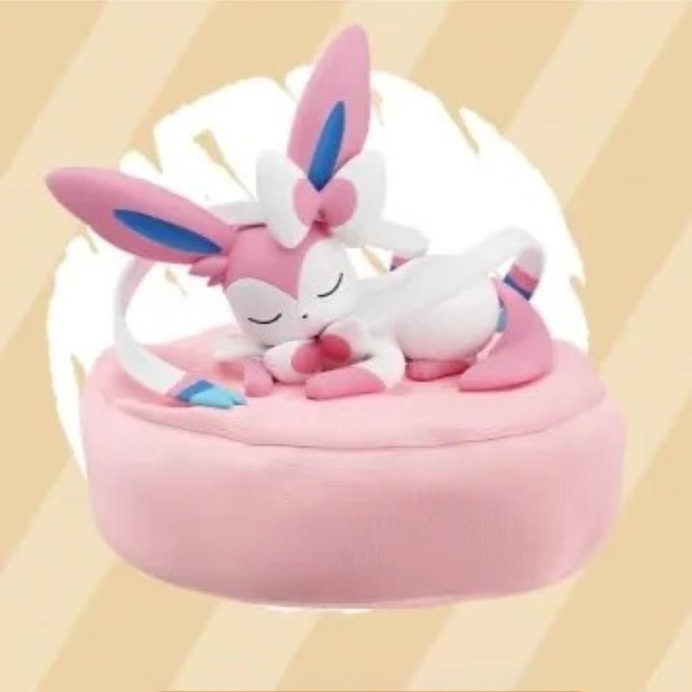 Po ke mon Eevee Серия Спящих Поз Сюрприз-бокс Sylveon Umbreon Flareon Jolteon Аниме Настольное Украшение Модель Игрушка