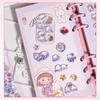Embossed Animal 3D Crystal Sticker DIY Crafts Melody 3D Relief Stiers Drop Particle Decal PVC Relief Decorative Sticker