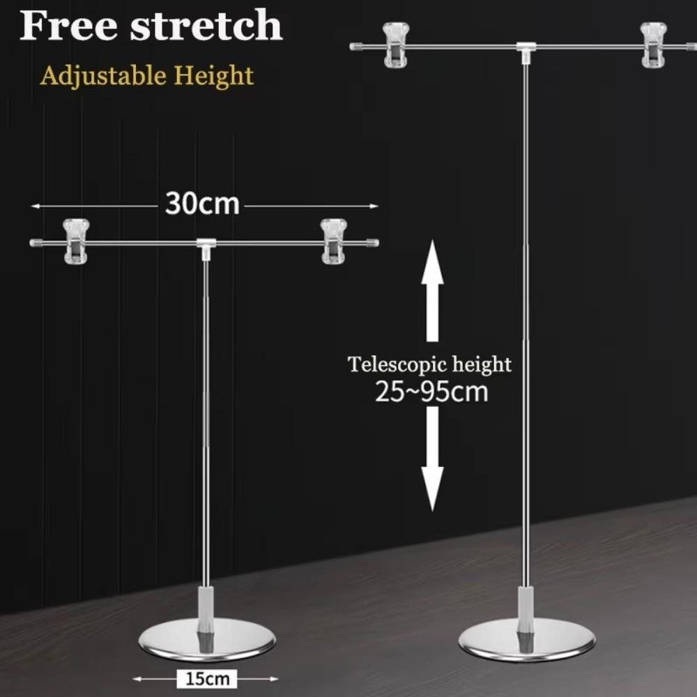 Adjustable POP Poster Stand Tabletop Vertical Sign Holder  Retail Shop Market Stall Advertising