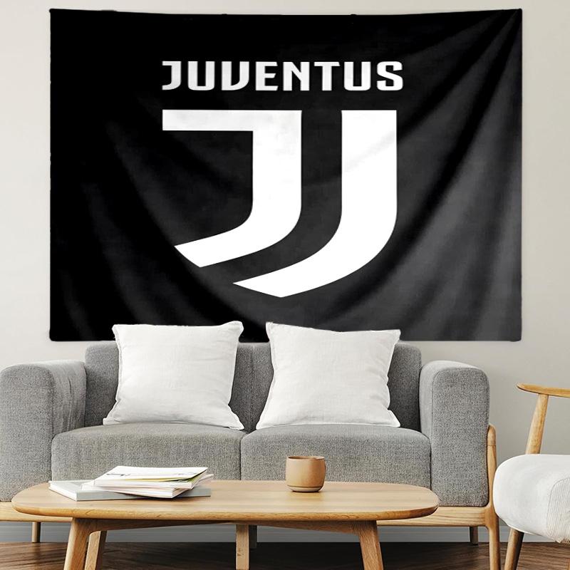 Juventus Tapestry, Wall Hanging Tapestry, Pattern Tapestry for Dorm Bedroom Living Room Wall Art Photography Backdrop