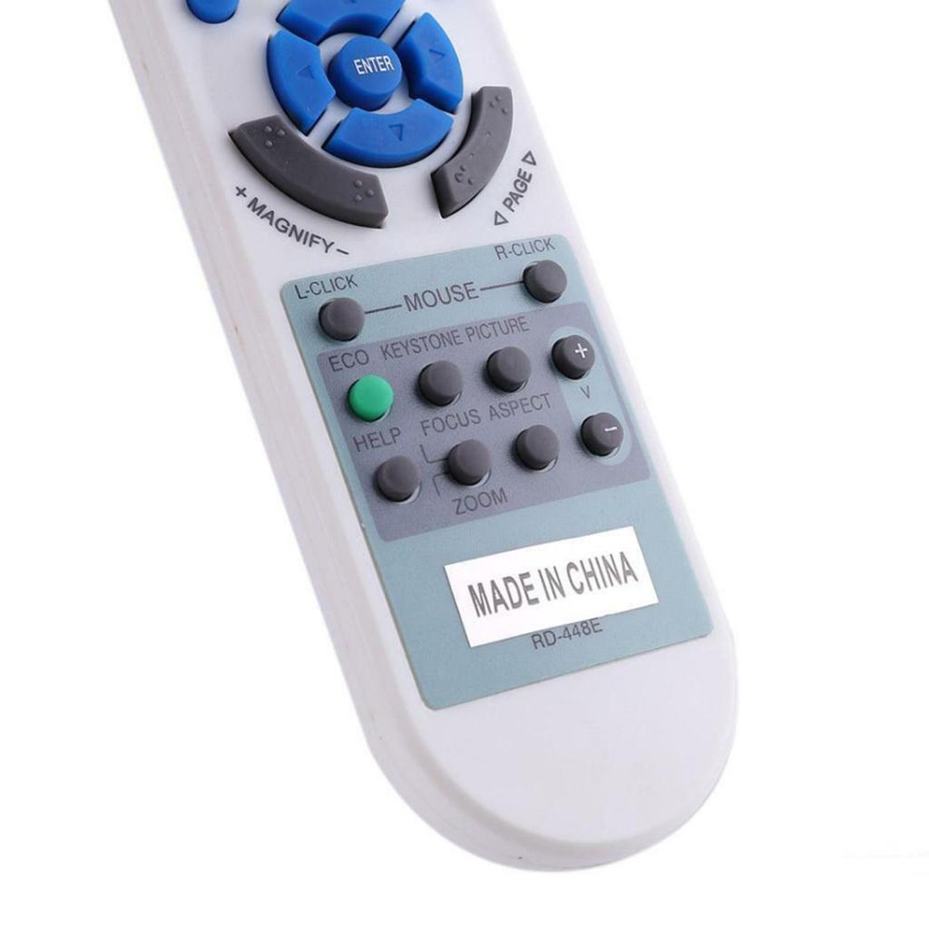 Замененный пульт дистанционного управления подходит для проектора NEC RD-448E V260X+ V300X+ V260 RD-443E LT180+ Пульт дистанционного управления проектором Белый