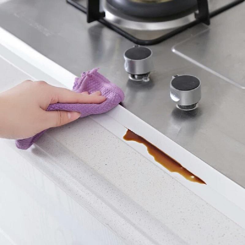 Waterproof Self-Adhesive Wall Sink Caulk Strip Sealing Tape for Home Bathroom Kitchen Accessories