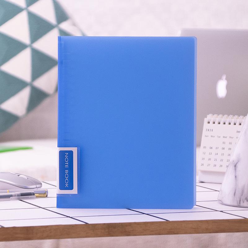 Прозрачная папка-скоросшиватель формата А5 из полипропилена с 20 отверстиями для отрывков из учебных пособий, с возможностью отрывного хранения.