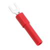 10pcs 4mm Fork Spade Wire Connectors U Type Electrical Crimp Terminal for Testing Multimeter