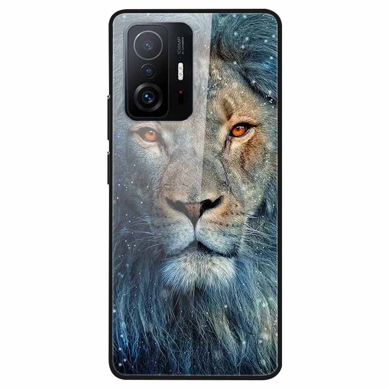 Закаленное Стекло Чехол Для Xiaomi 11T Чехол 6.67 Крутой Бампер Жесткий Стеклянный Чехол Для Xiaomi 11T Pro Чехол Mi 11T Pro Mi11T Capa Оболочки