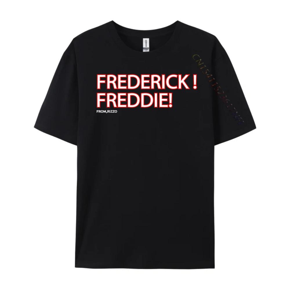 Frederick Freddie T Shirt Men 100 Cotton Halloween Mens Graphic Tshirts Autumn TShirts Fathers Day