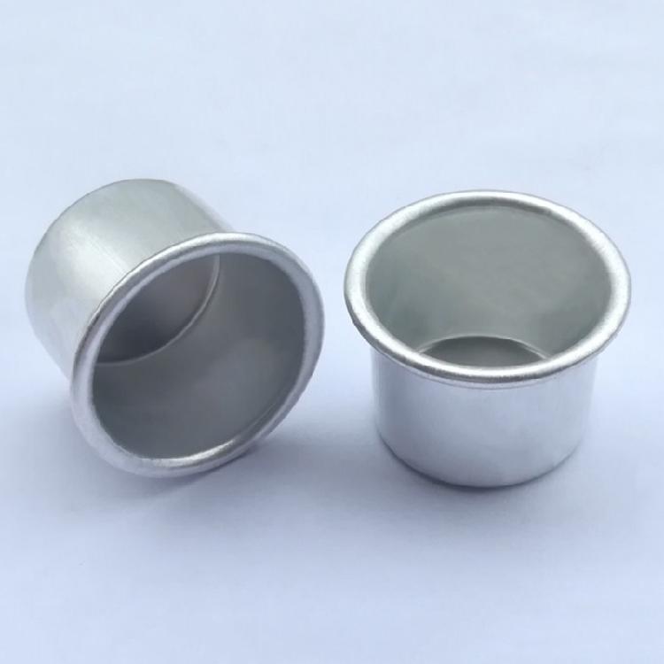 Set of 50 Aluminium Candle Cups Holder Candlestick Candle Drip Protectors Decor