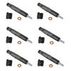 A03E-6Pcs Fuel Injector Set W/Ring Kit 3283562 For Cumm 5.9L KDAL59P6 Nozzle Holder P7100 1994-1998