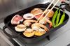 Ikenaga Iron Works Square Grill Pan, 34.7 x 23 cm, IH Compatible, Oil Plate