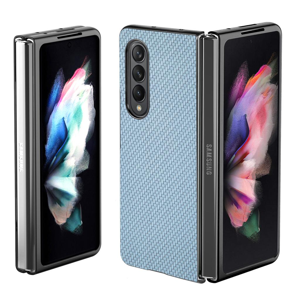 Модный Роскошный Складной Защитный Чехол Для Samsung Galaxy Z Fold 4 5g Fold4 Fold3 Fold2 Fold 3 2 Zfold4 Чехлы из Углеродного Волокна