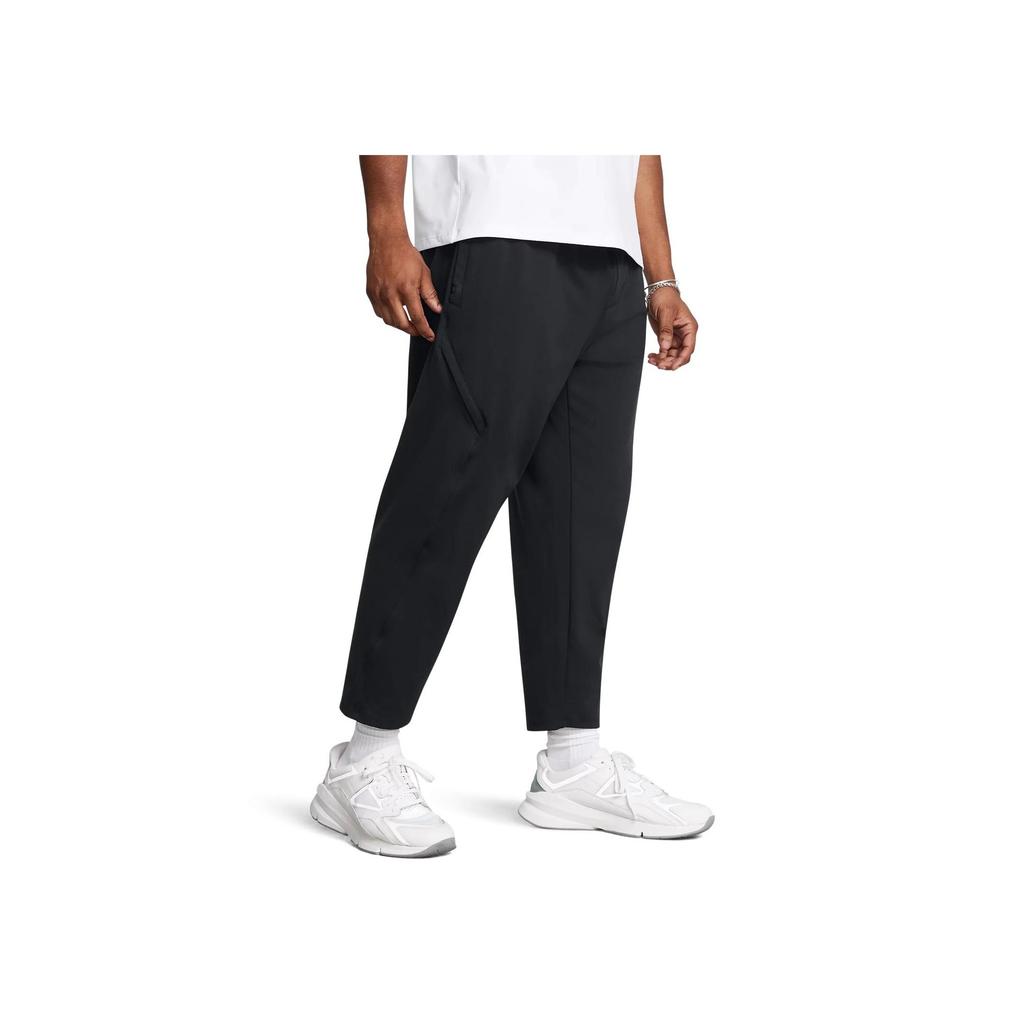 Under Armour UA Meridian Прочные Удобные Стильные Универсальные Шорты Три Четверти Повседневные Мужские шорты Черные 1386979-001